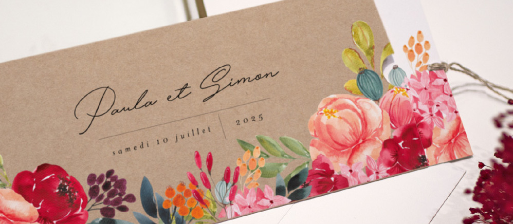 Modèle de faire-part en ligne pas cher.