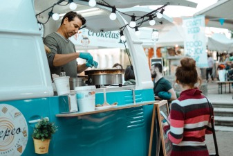 Photo d'un food truck de mariage dans le Puy-de-Dôme