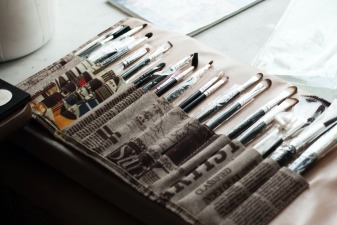 Photo d'une trousse de maquillage prise à l'occasion d'un mariage dans le Puy-de-Dôme