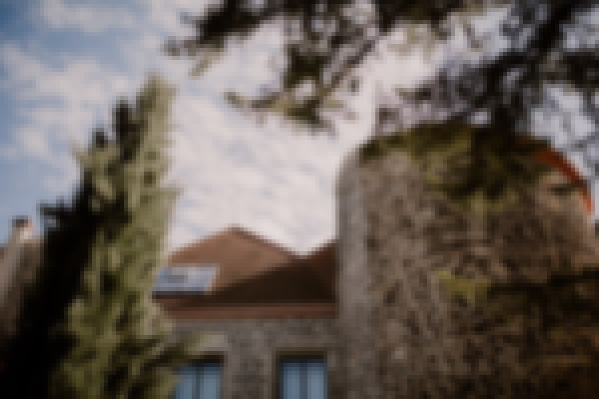 Photo de la façade du château de Bois Rigaud en France photographié lors d'un mariage