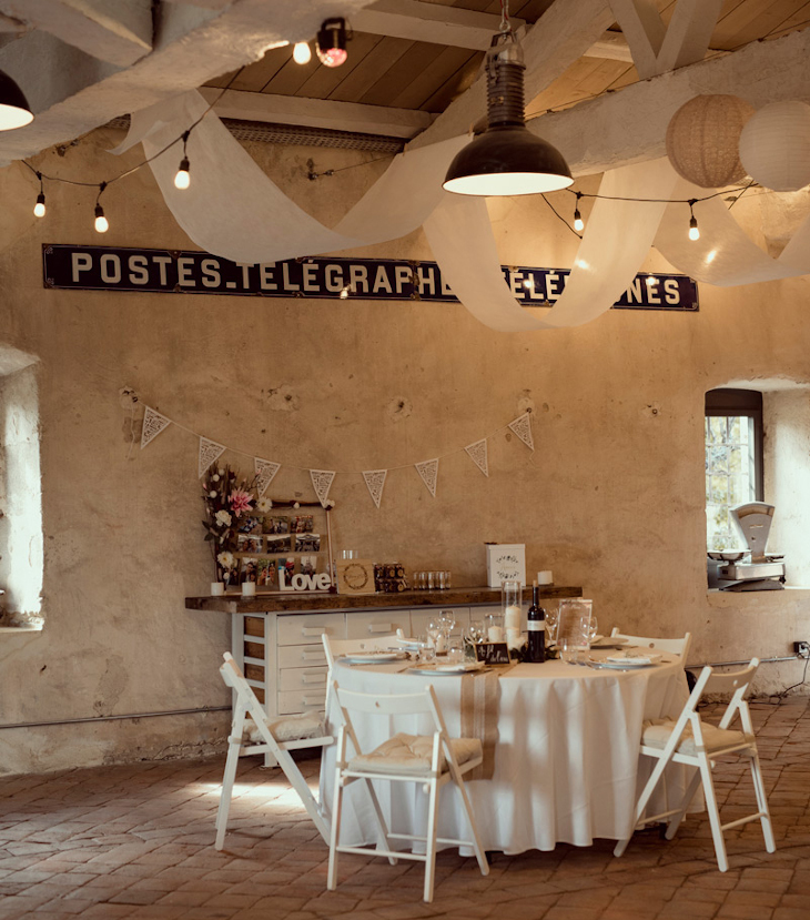 Salle de mariage au Château de Bois Rigaud