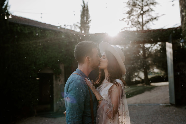 Photo d'un mariage au château de Bois Rigaud proche Clermont-Ferrand