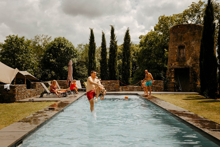 Piscine du domaine de Bois Rigaud vers Issoire